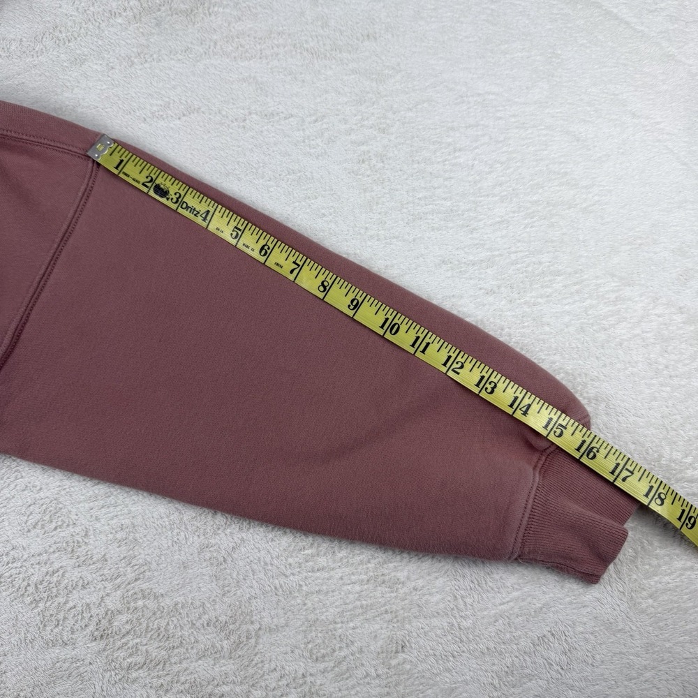 Abercrombie and Fitch Soft A&F Sunday Half-zip Hoodie Pinkish Women's Size M - Picture 14 of 14